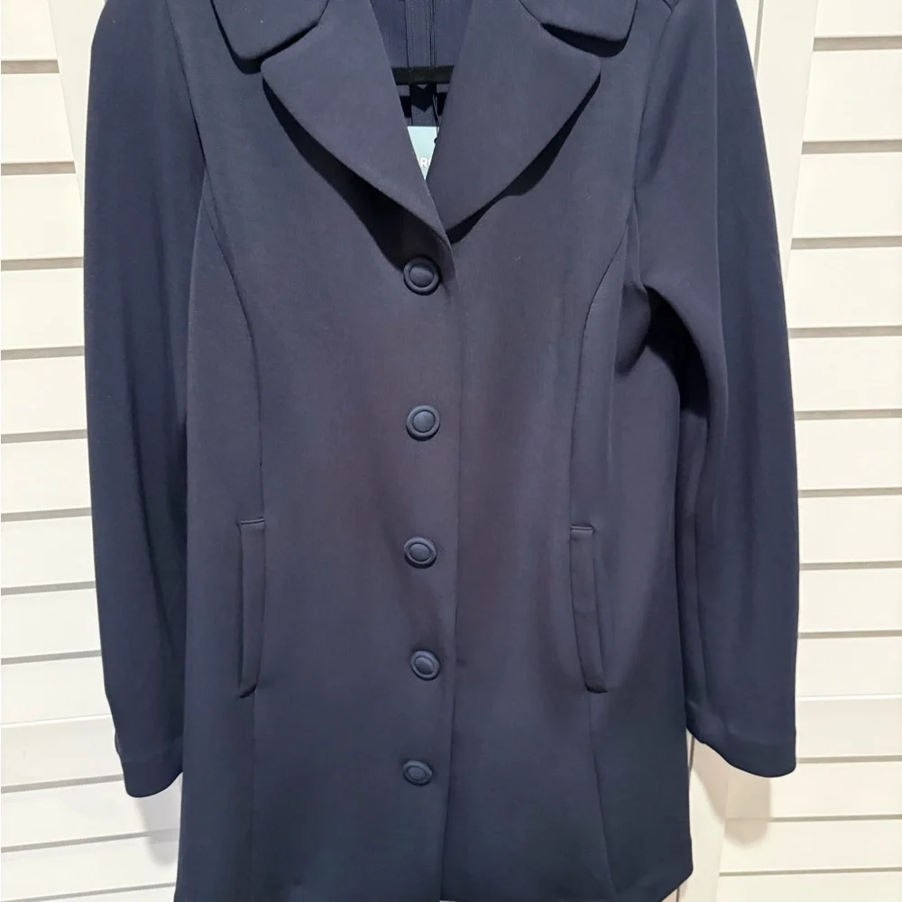 CAbi Blue Trench Coat - Picture 2 of 6